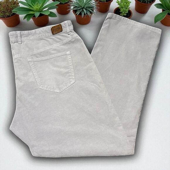 Peter Millar Pants Mens 42x30 Southern Comfort Gray Corduroy Stretch 5-Pocket - Picture 2 of 4